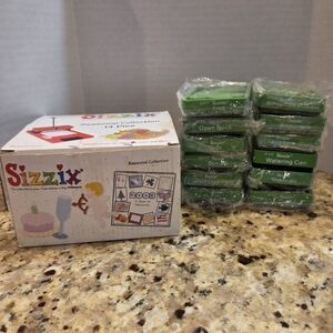 Sizzix SEASONAL COLLECTION Provo Craft Dies Set of 12 Holiday Birthday Card